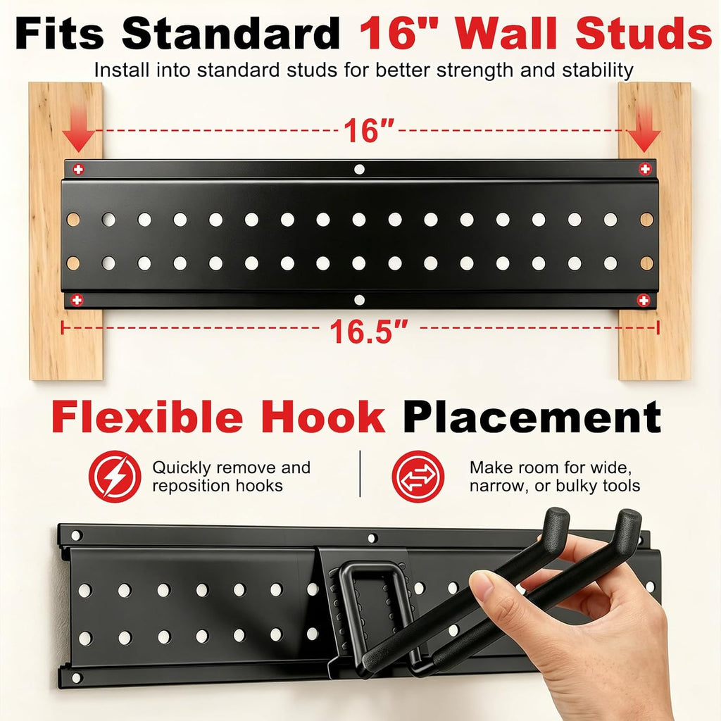 99in Wall Mount Tool Storage Rack