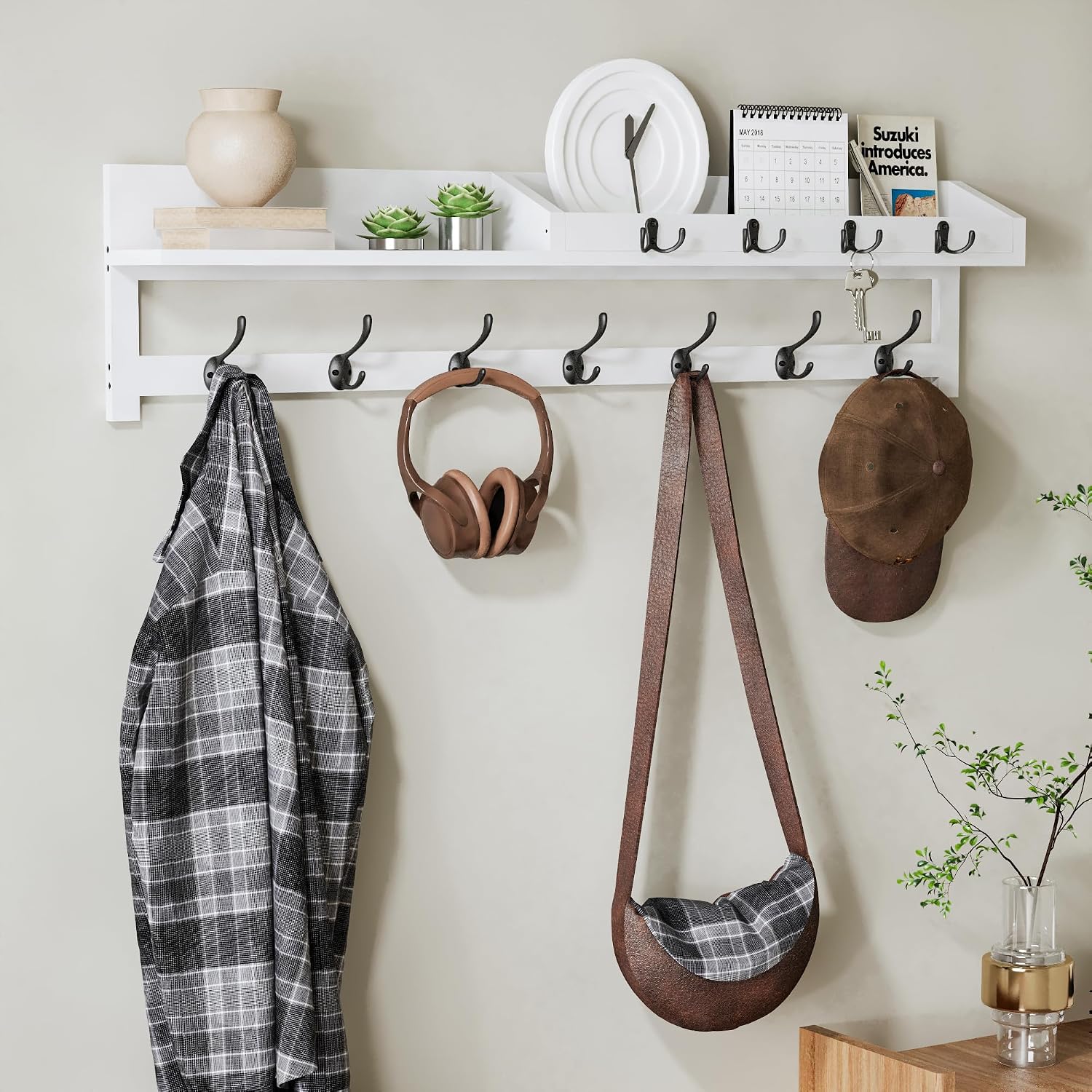 White Gold 6-Tier Shoe Storage Cabinet