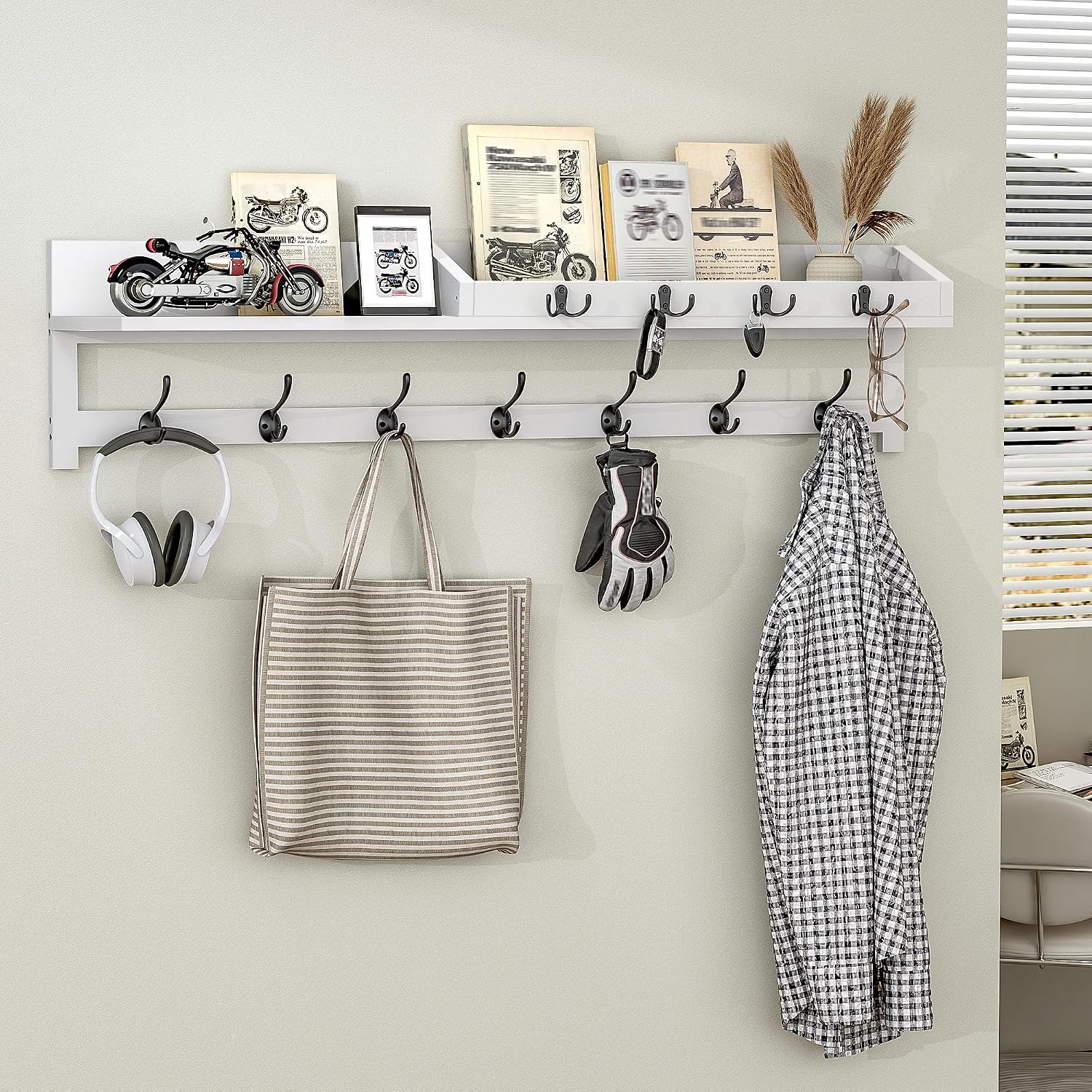 White Gold 6-Tier Shoe Storage Cabinet